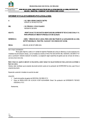 Informe N°011-2016-MDM-RO-FVC- Conformidad DE Compra Calaminas ...