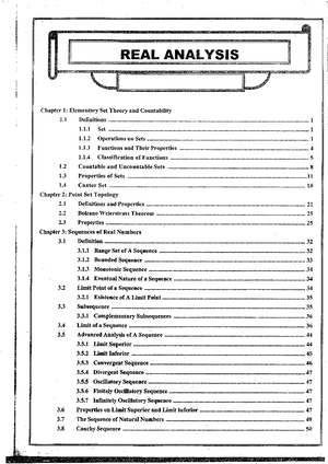 Dips Real Analysis Printed Notes 224pages