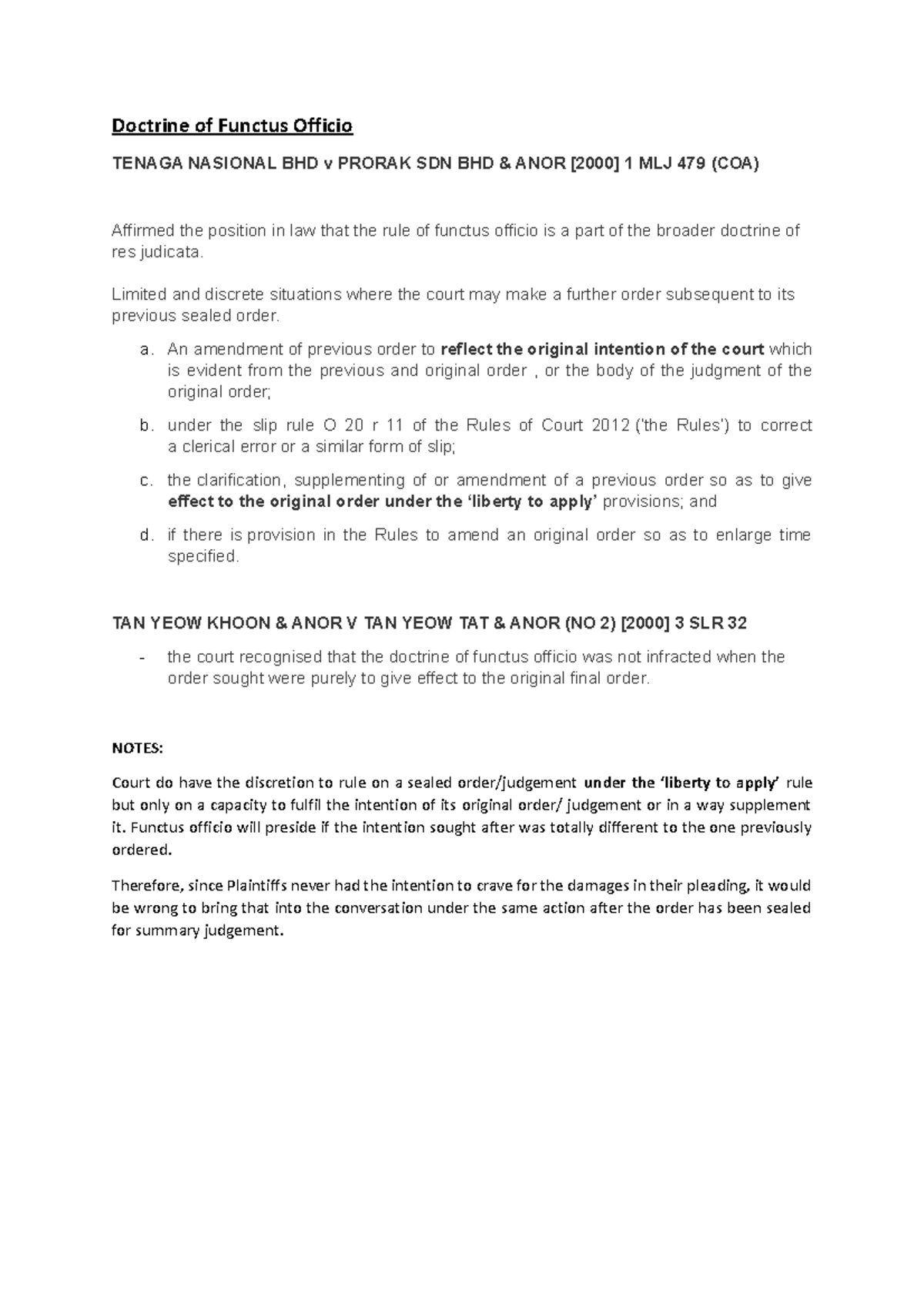 Functus Officio Case Law , Mbai v Minister of Land Reform [2020] NAHCMD ...