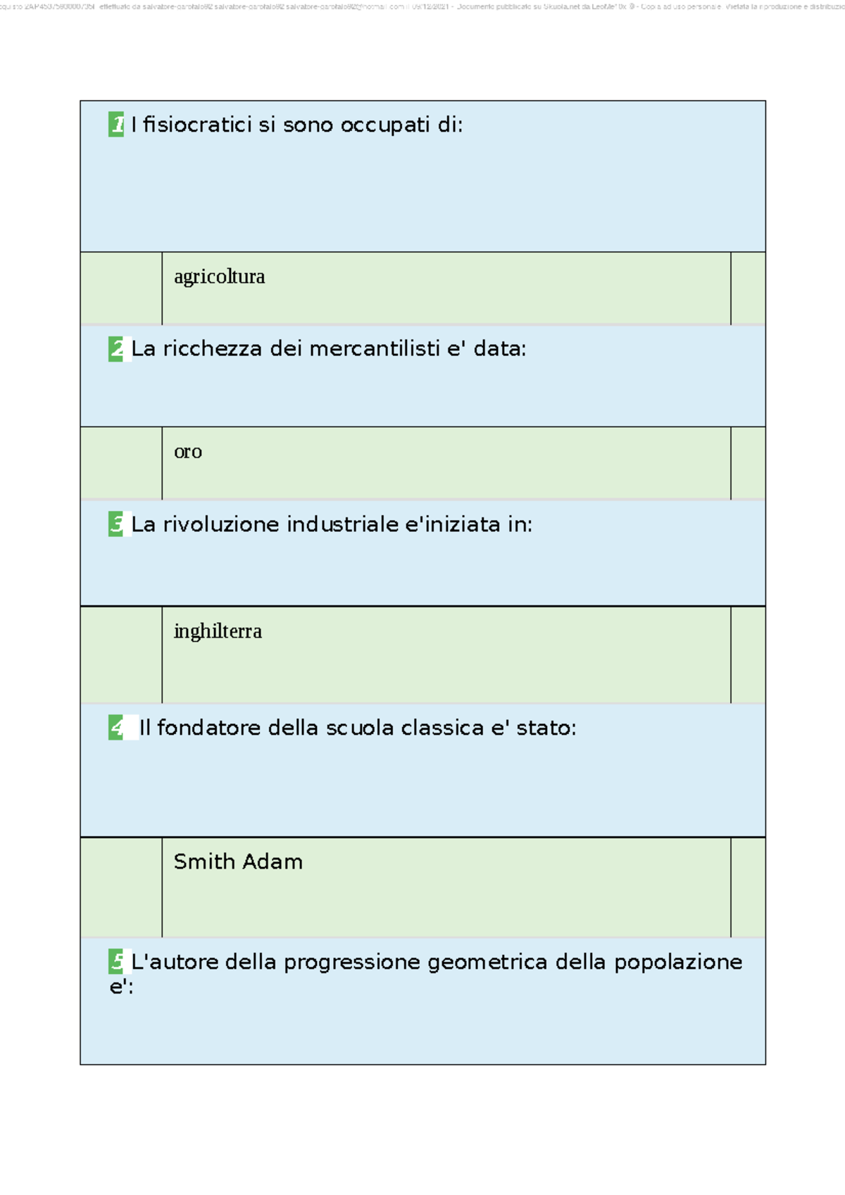 Tutte Le 1100 Domande E Risposte Esame Di Economia Ed Estimo Aggiornate ...