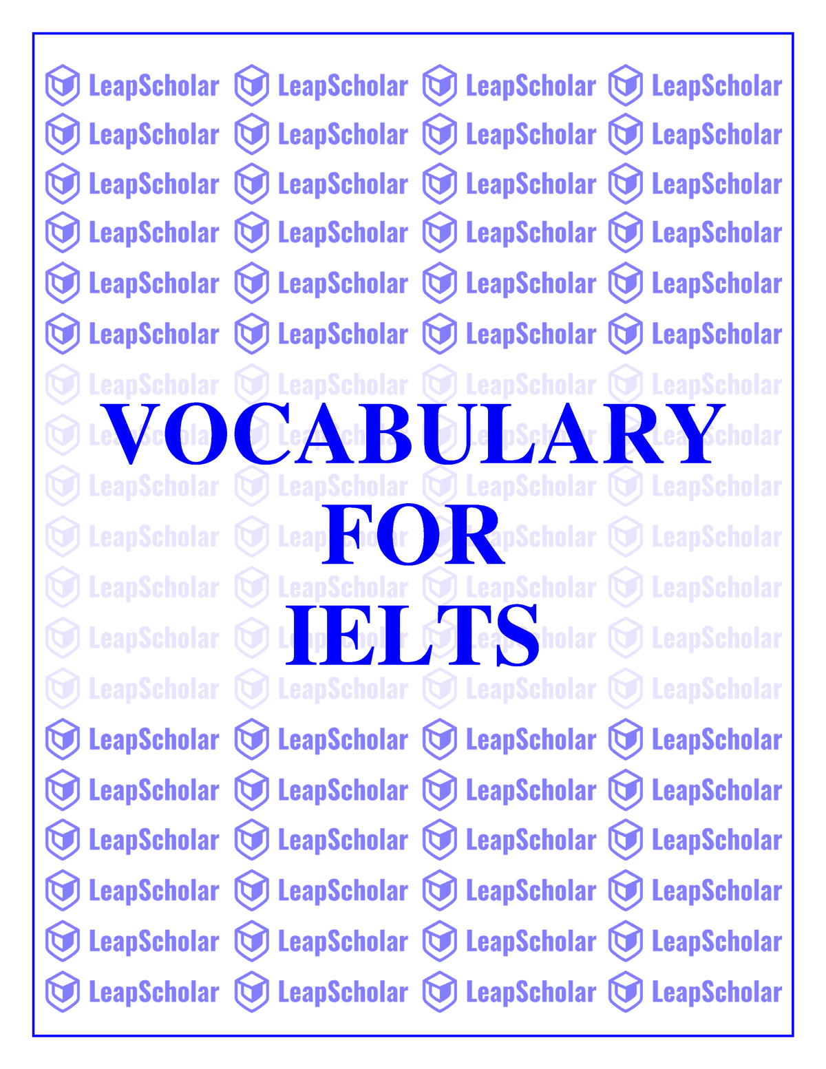 ielts essay topic vocabulary pdf