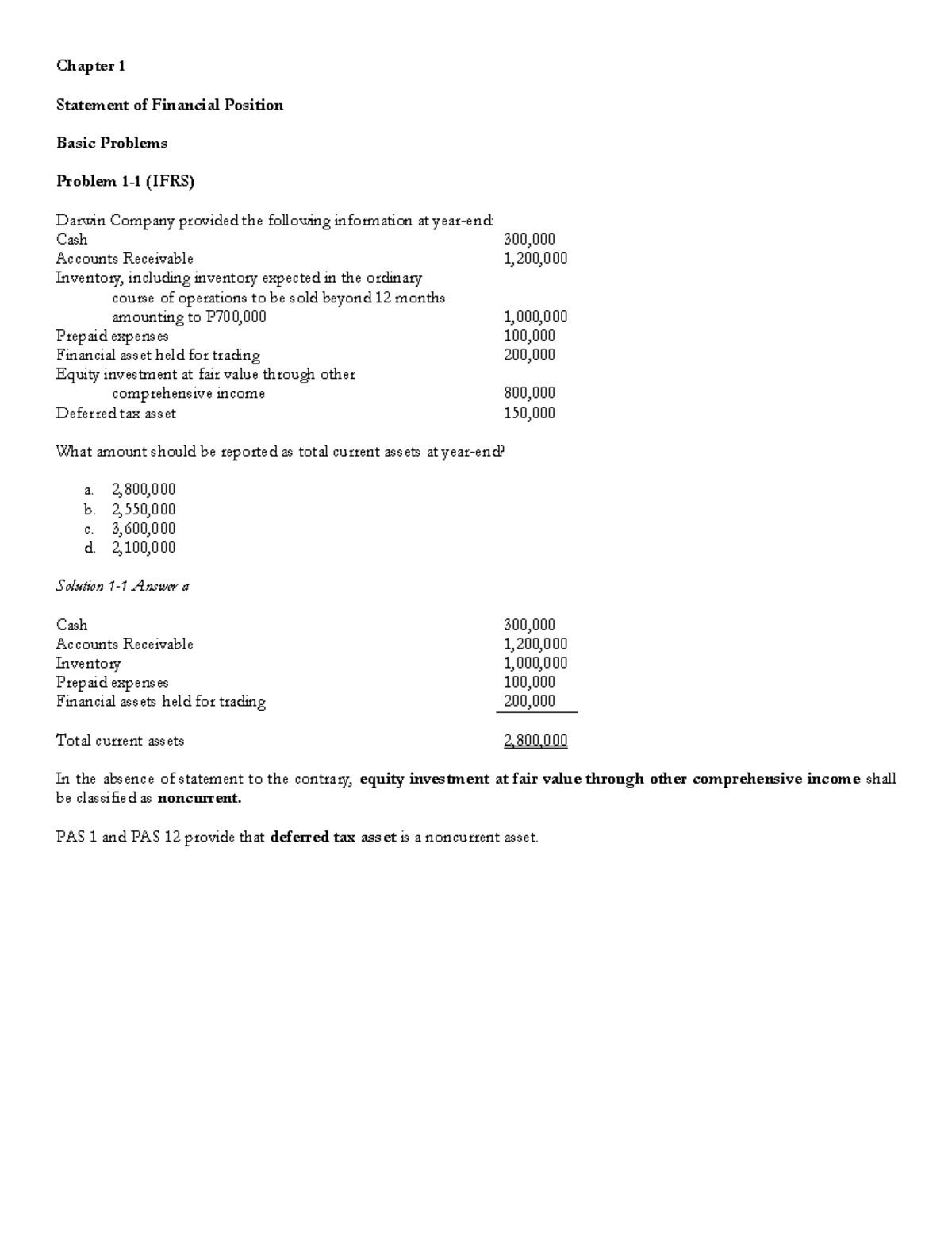 423779157 1 Statement of Financial Position docx - Chapter 1 Statement ...