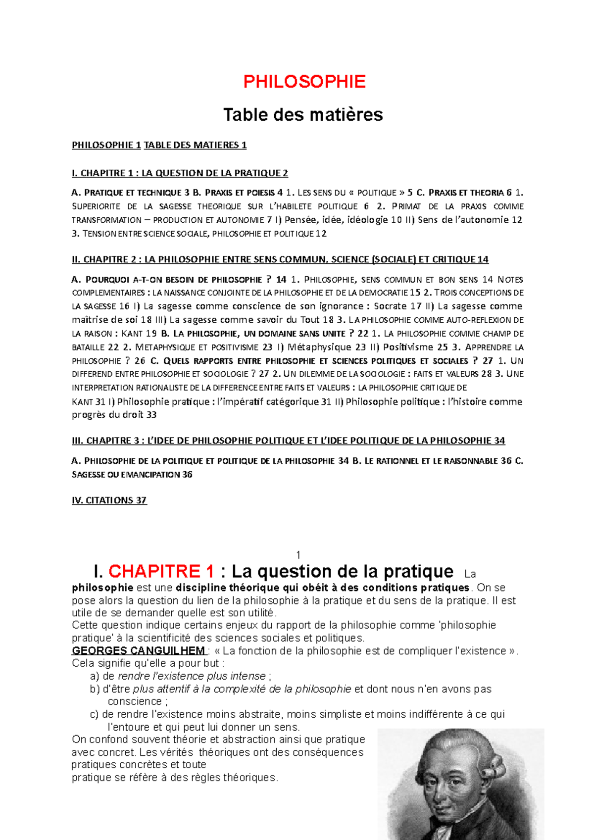 Philosophie 19 Ba1 Shum Synthese Generale Phil C1001 Studocu