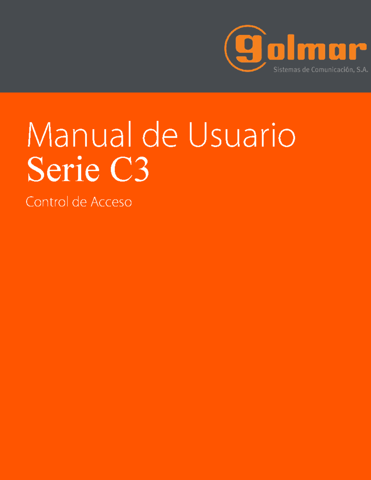manual c3 banco de bombas - Manual de Usuario Serie C Control de Acceso ...