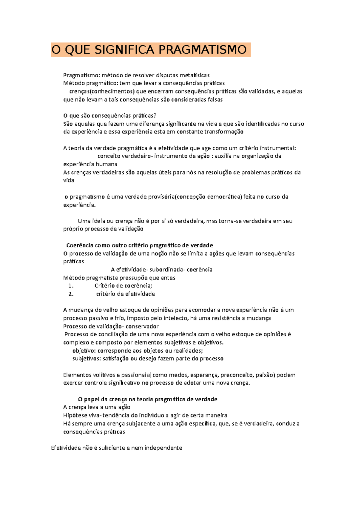 O QUE Significa Pragmatismo O QUE SIGNIFICA PRAGMATISMO Pragmatismo de resolver disputas tem O QUE Significa Pragmatismo O QUE SIGNIFICA PRAGMATISMO Pragmatismo de resolver disputas tem