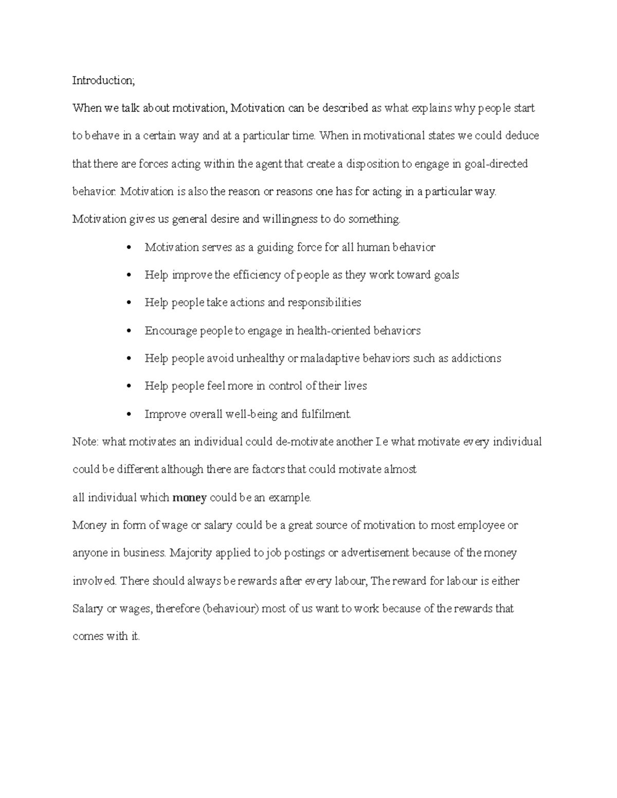 BUS 5113 unit 3 Discussion Assignment - Introduction; When we talk ...