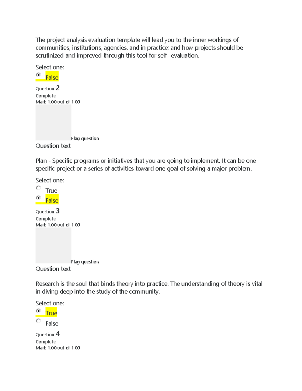 Humss 126 second quarter exam.pdf · version 1 - The project analysis ...