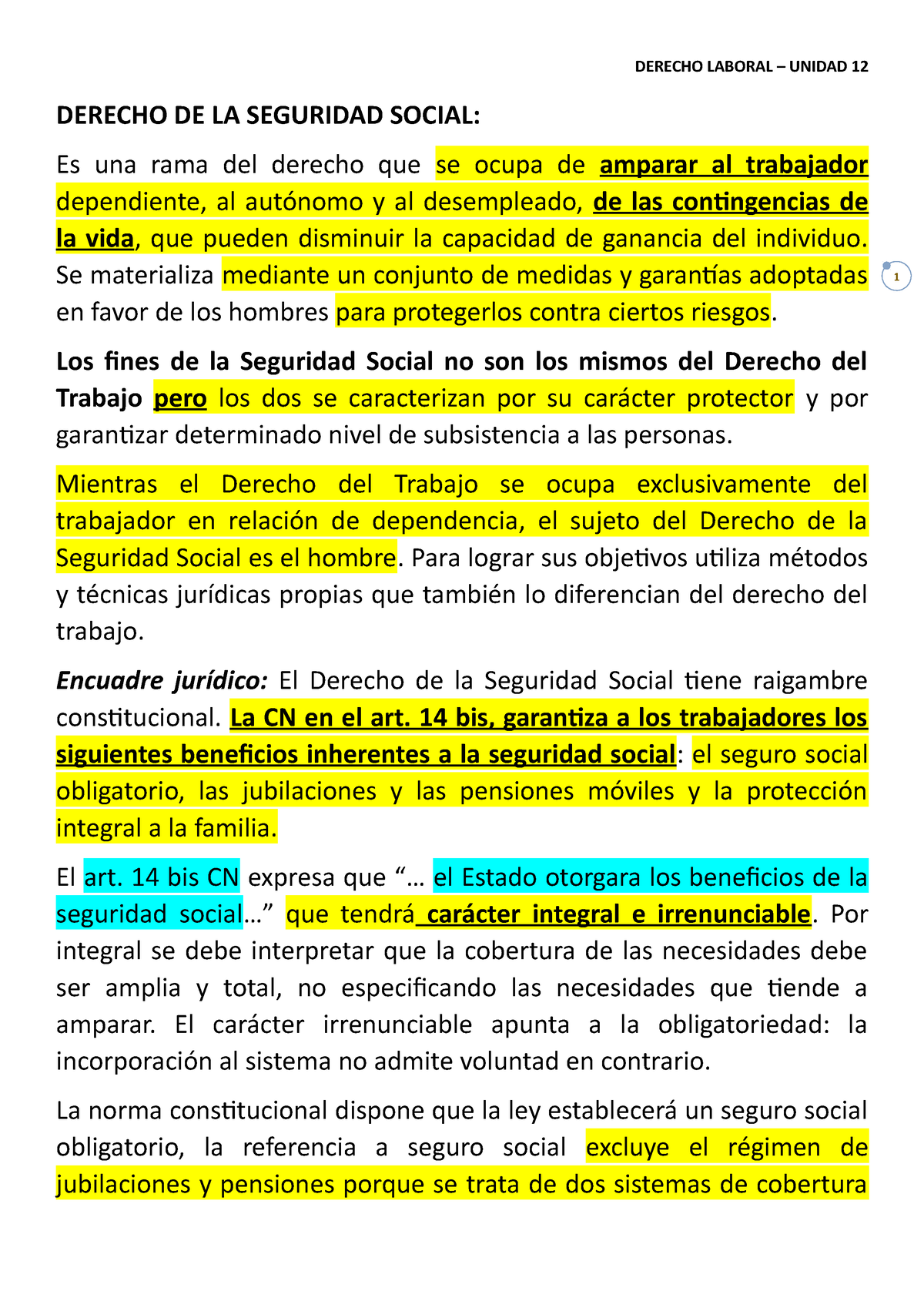 Unidad 12 - Contenidos Especialemte Hecho Para Rendir Final De Laboral ...