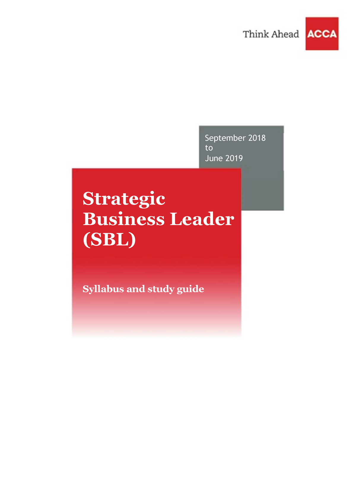 Syllabus Strategic-Business-Leader-syllabus-and-study-guide-D17 ...