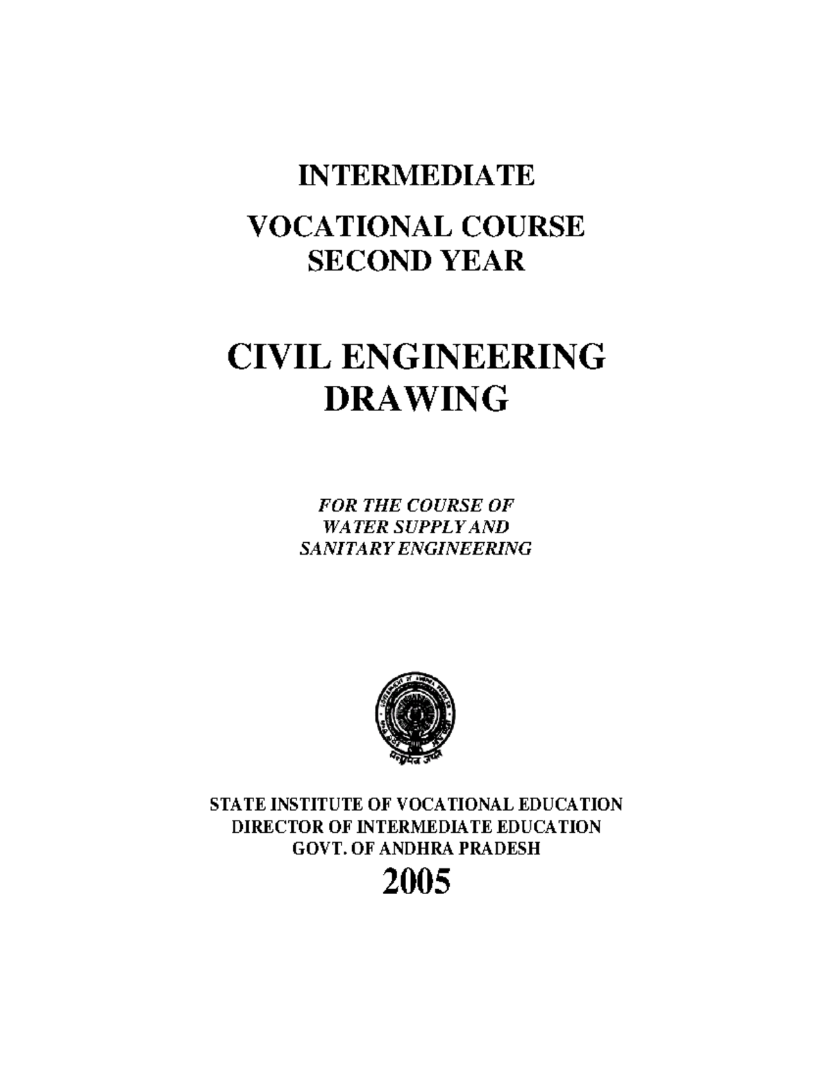 Civil Engineering Drawing PDFDrive INTERMEDIATE VOCATIONAL COURSE 