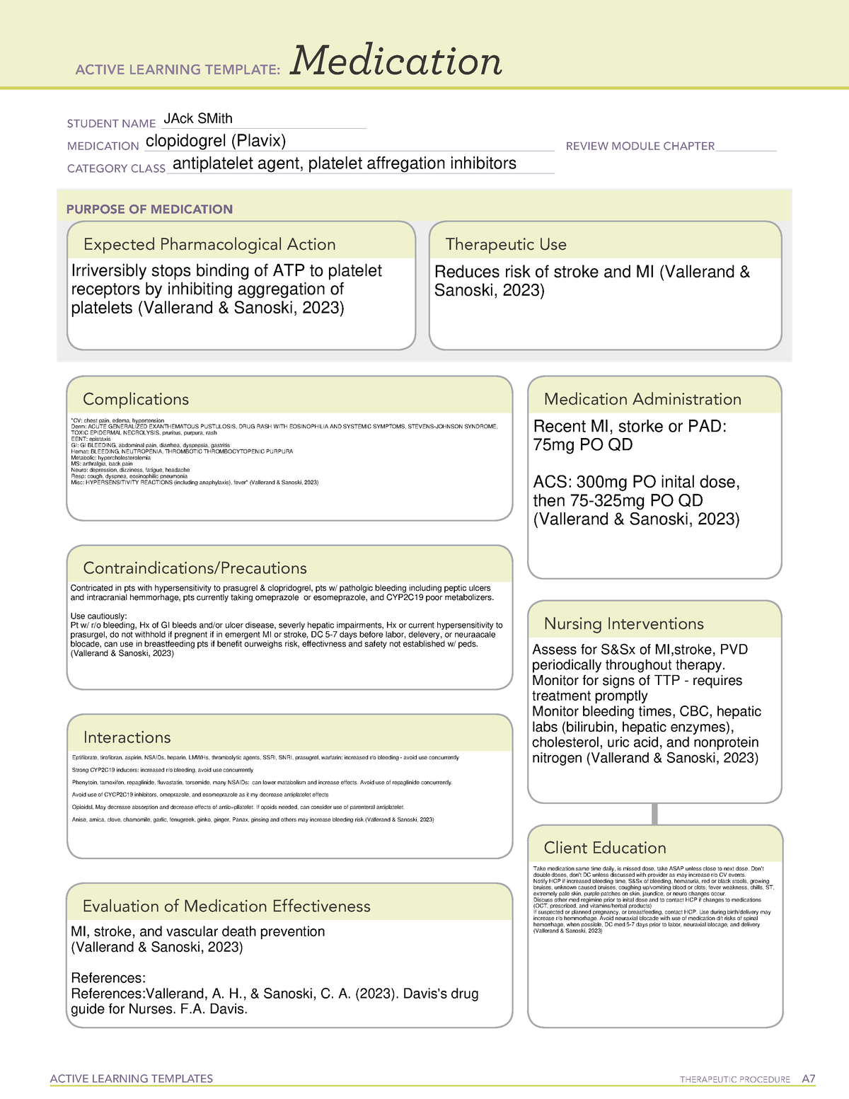 active-learning-template-medication-clopidogrel-active-learning