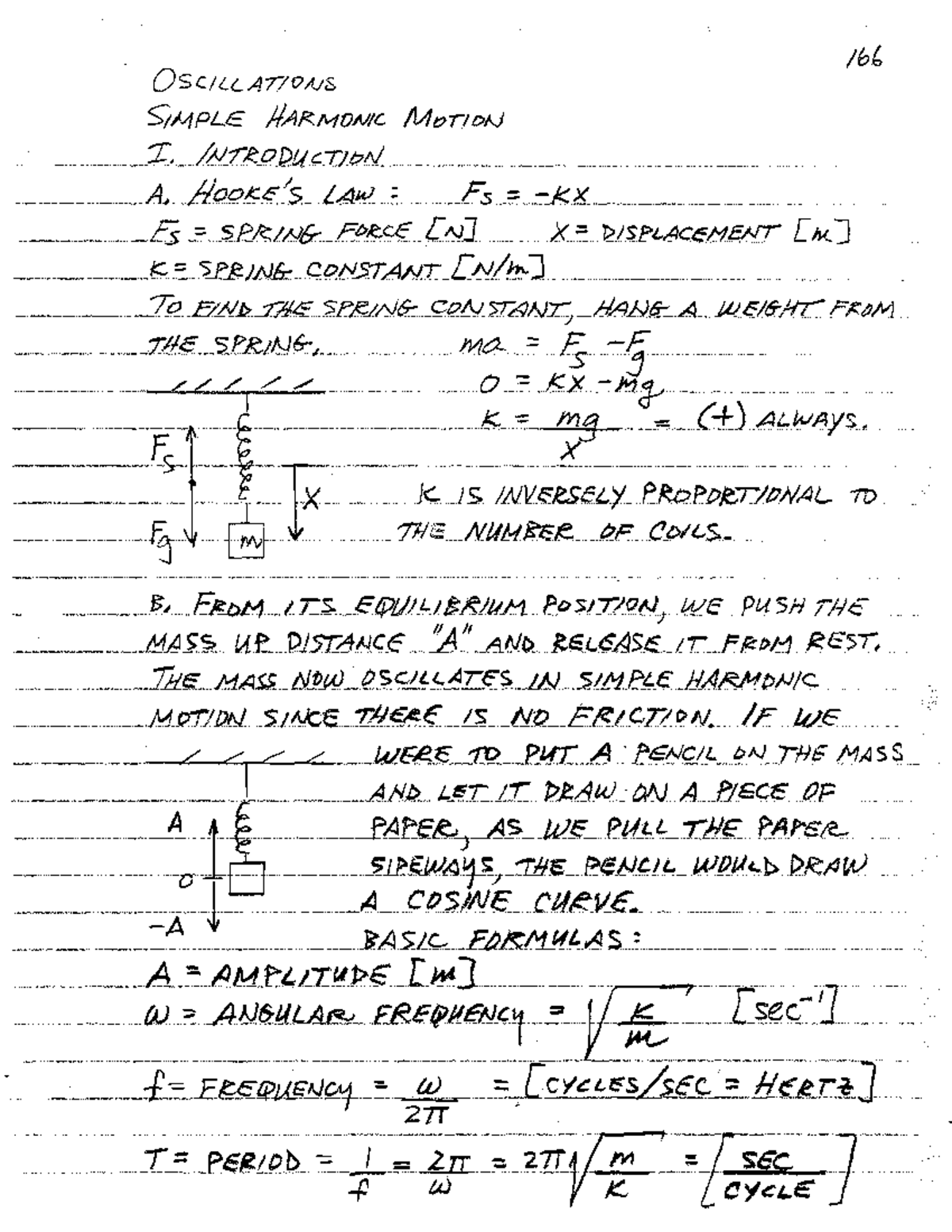 Simple Harmonic Motion - OSCILL SIMPLE HARMonc Moerrers TZ ...