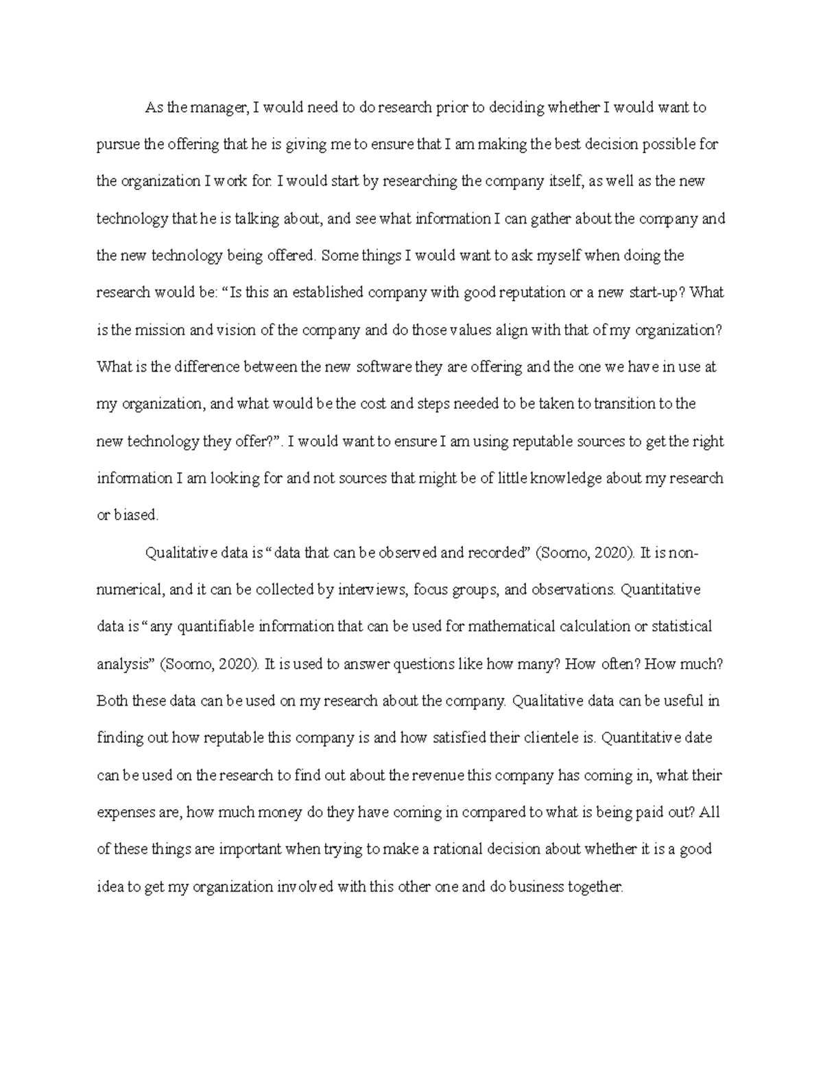 2 2 discussion making decisions and overcoming bias using research