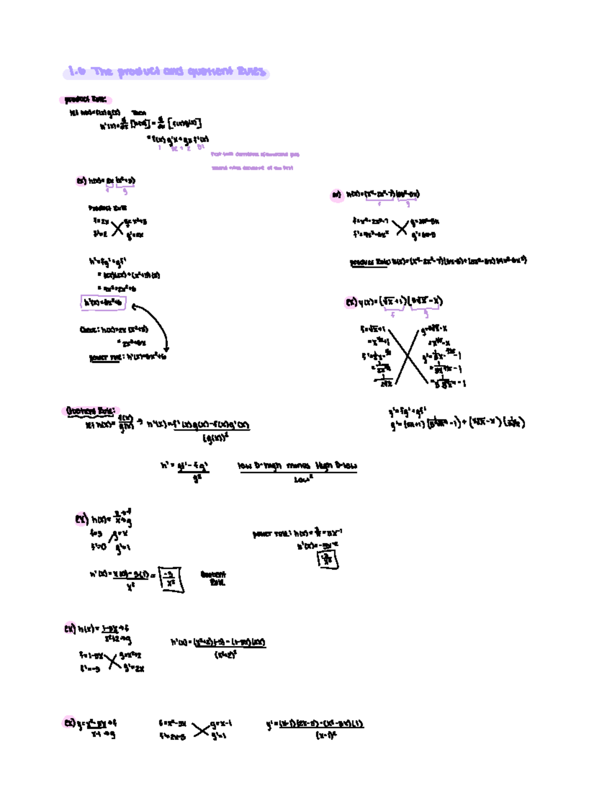 Calc notes 2 - MA 121 - Studocu