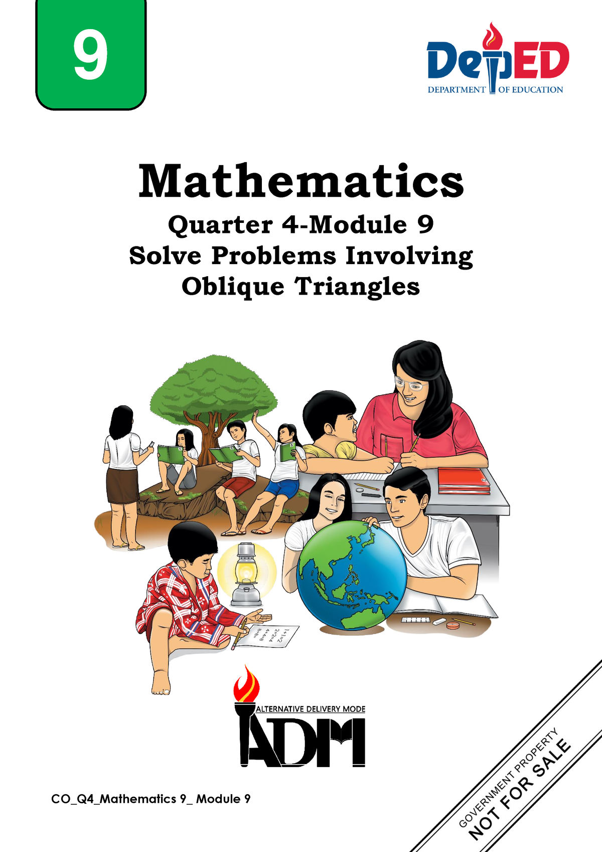 MATH9 Q4 MOD9 - Mathematics Quarter 4-Module 9 Solve Problems Involving ...