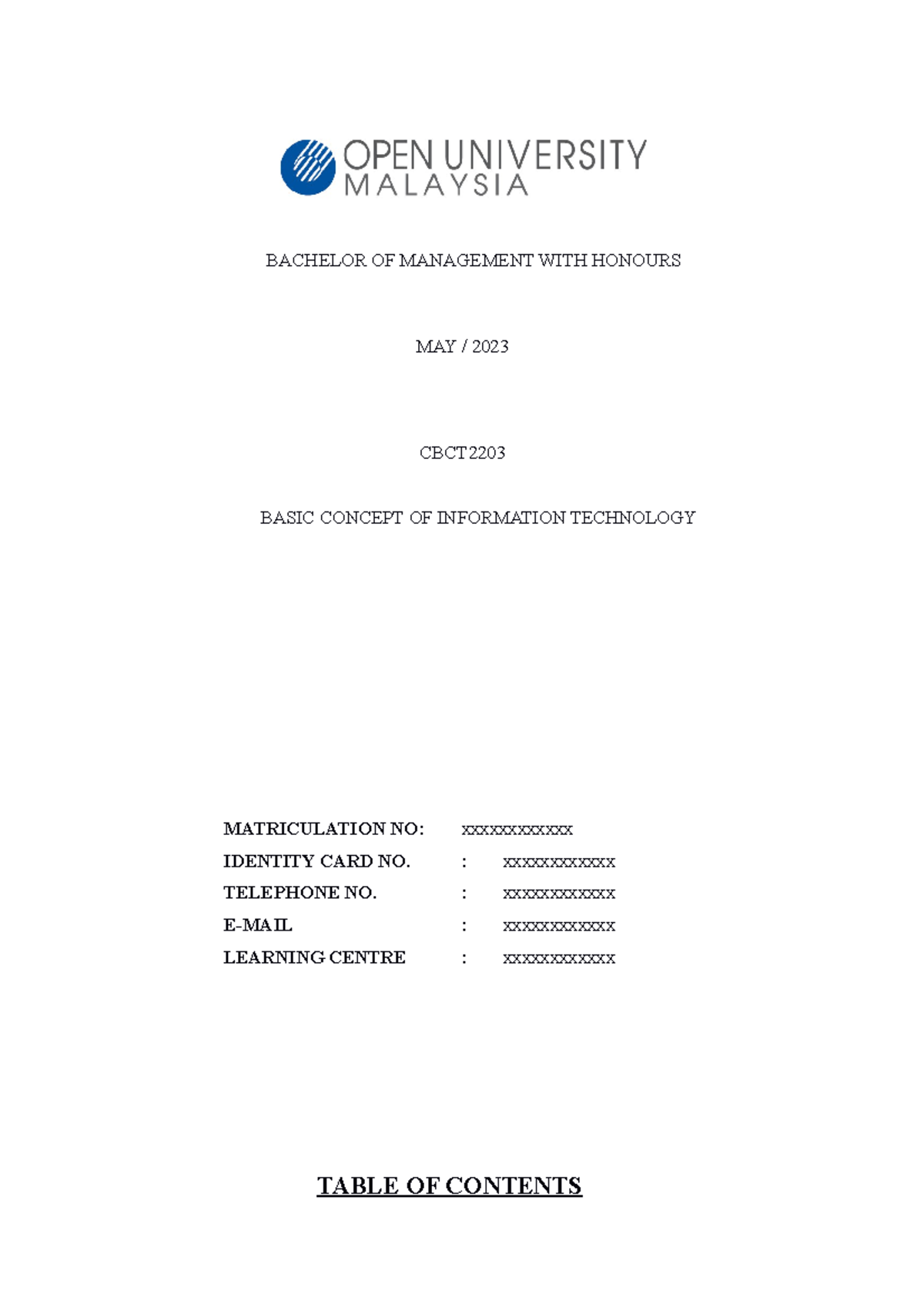 Basic Concept OF Information Technology ASS - BACHELOR OF MANAGEMENT ...