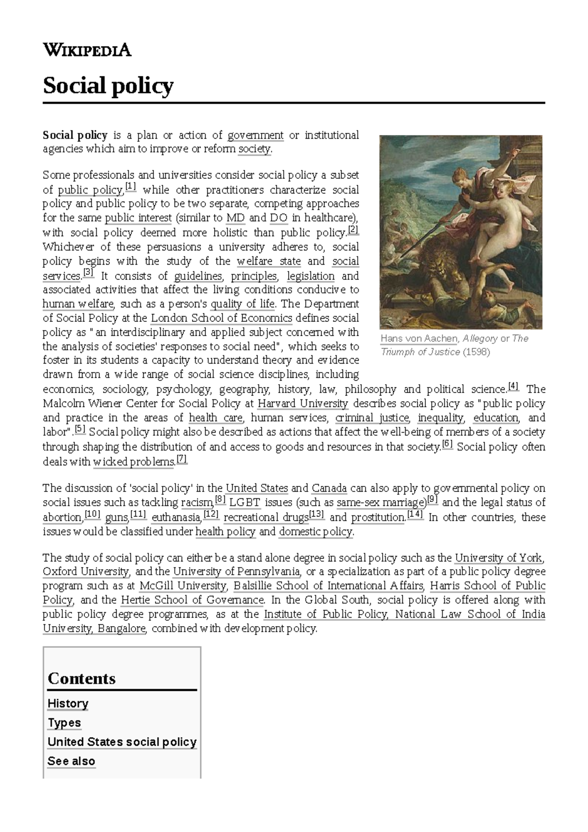 Social policy - Grade: a social policy and discription - Essay - Punjab ...