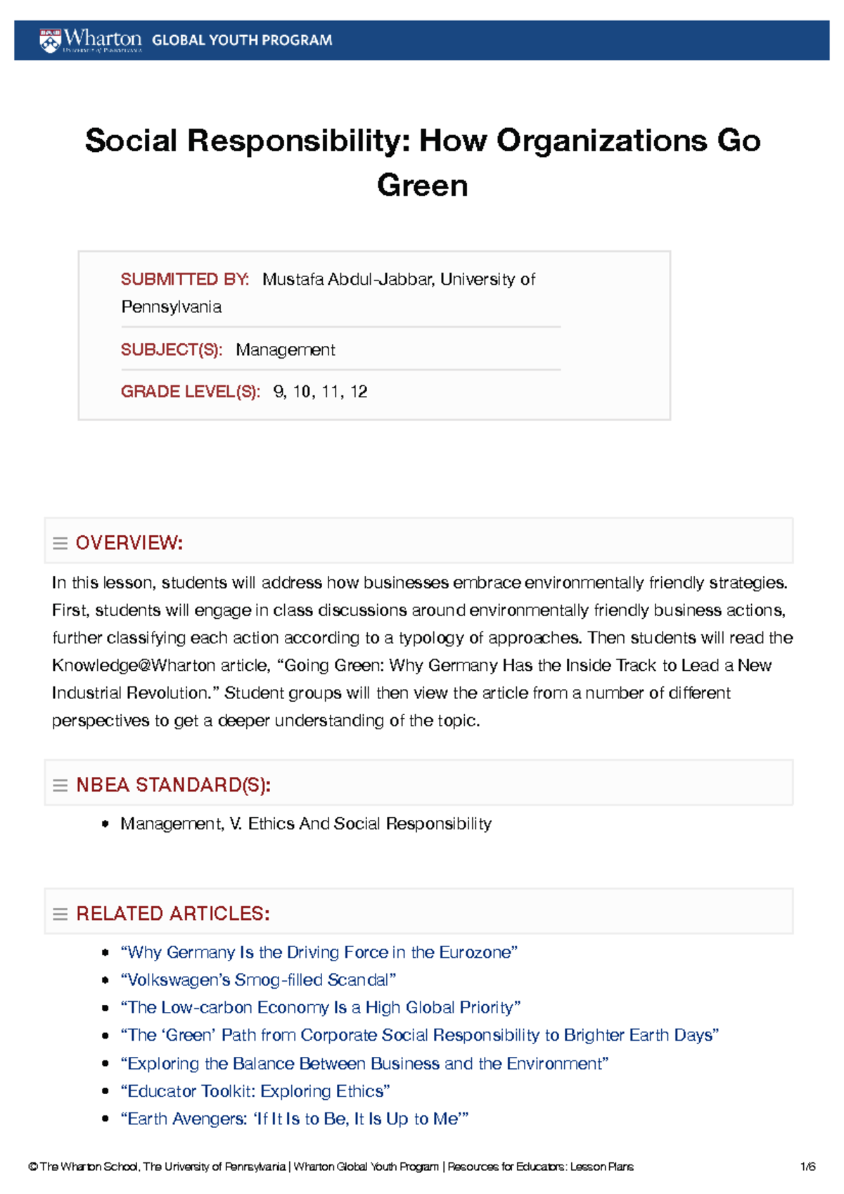 Social responsibility how organizations go green Social