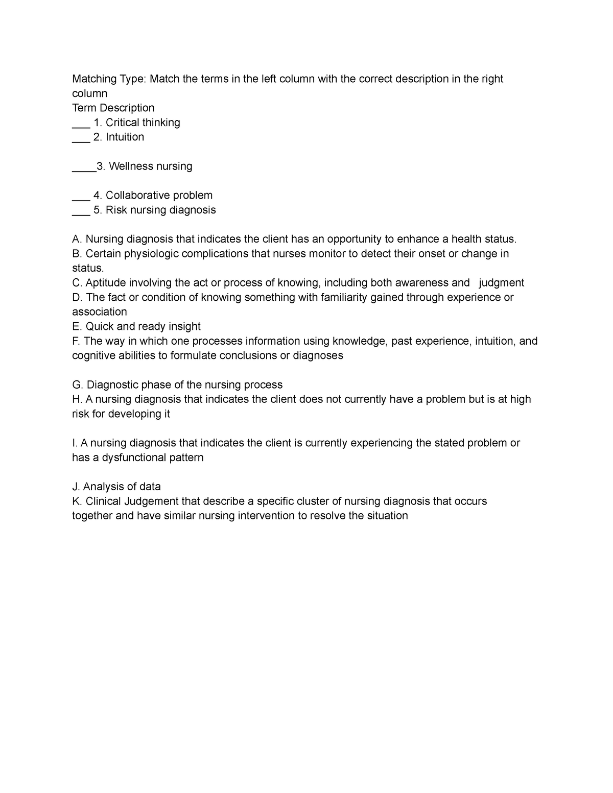 matching-type-practice-materials-matching-type-match-the-terms-in