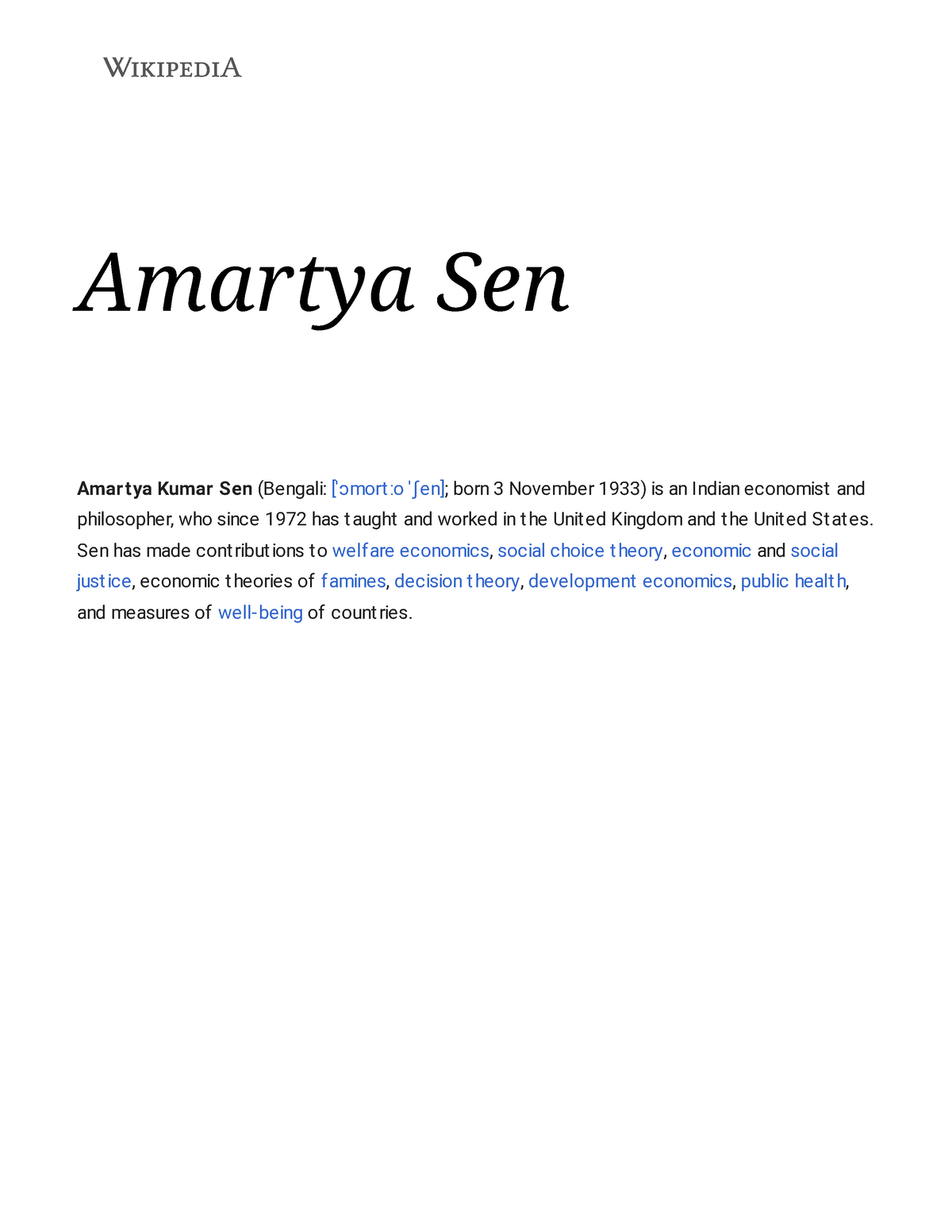 Amartya Sen - Wikipedia