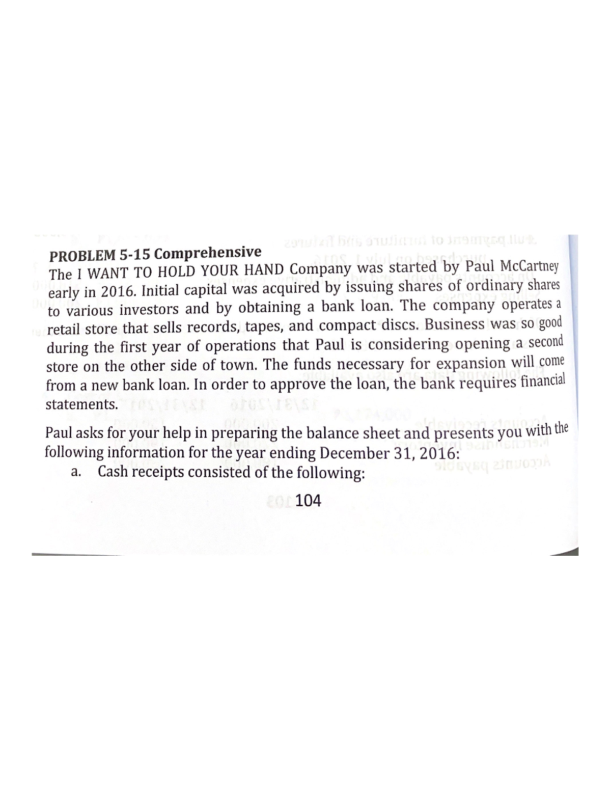 APPLICATION PROBLEM 5 1 ACCOUNTING visual data 4