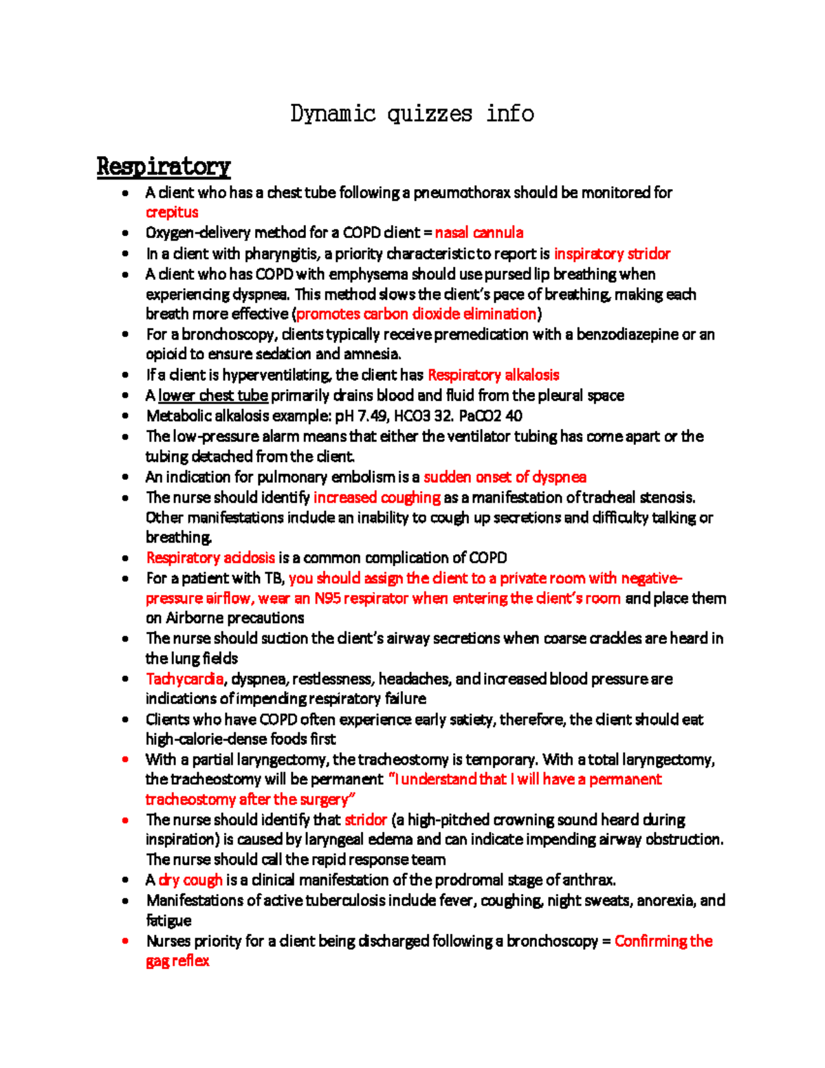 Dynamic quizzes info Practice questions Dynamic quizzes info