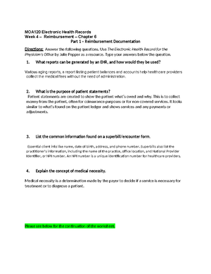 Wk1Assignment (2) Online Class Done - MOA120 Electronic Health Records ...