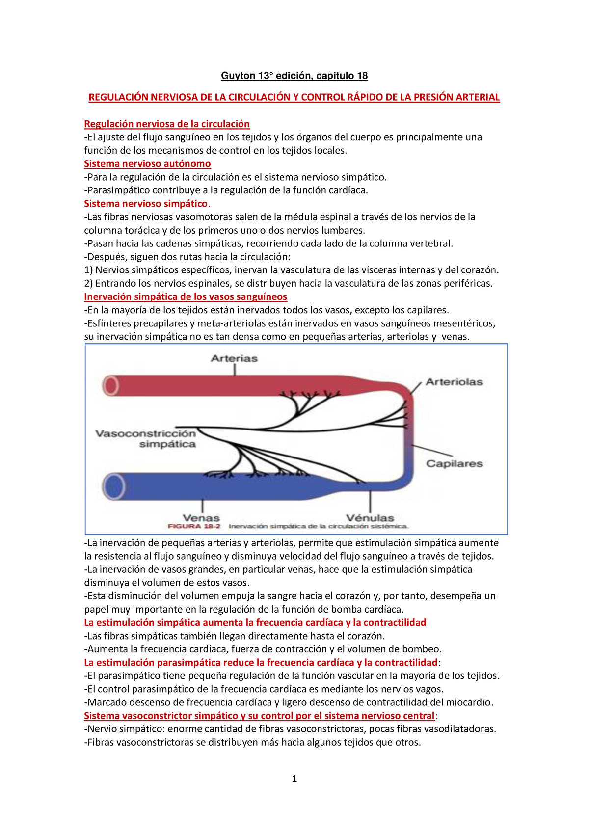 Lectura 10B Fisiop. ICC.docx - Guyton 13° Edición, Capitulo 18 REGULACI ...