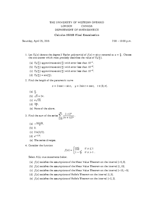 CALC-1501B-Notation and Terminology - CALC 1501B Winter 2018 Notation ...