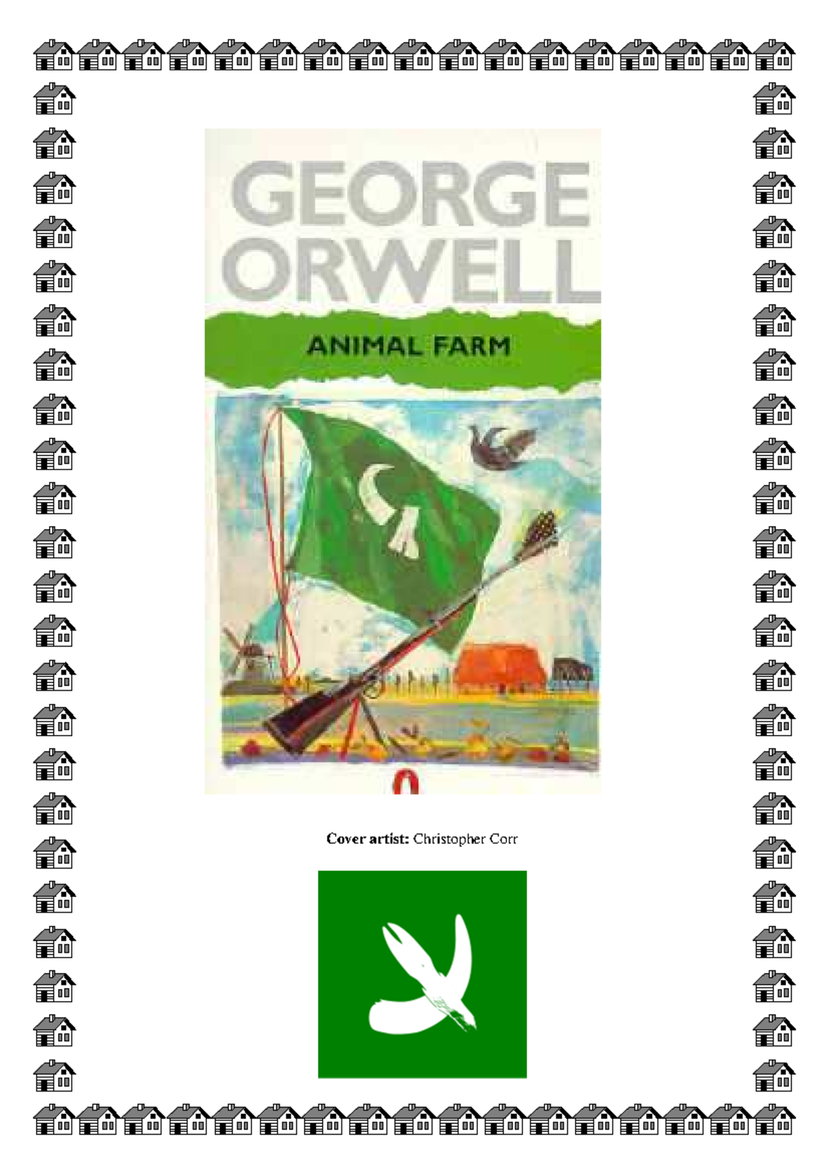 Rebelión en la granja orwell en inglés Cover artist