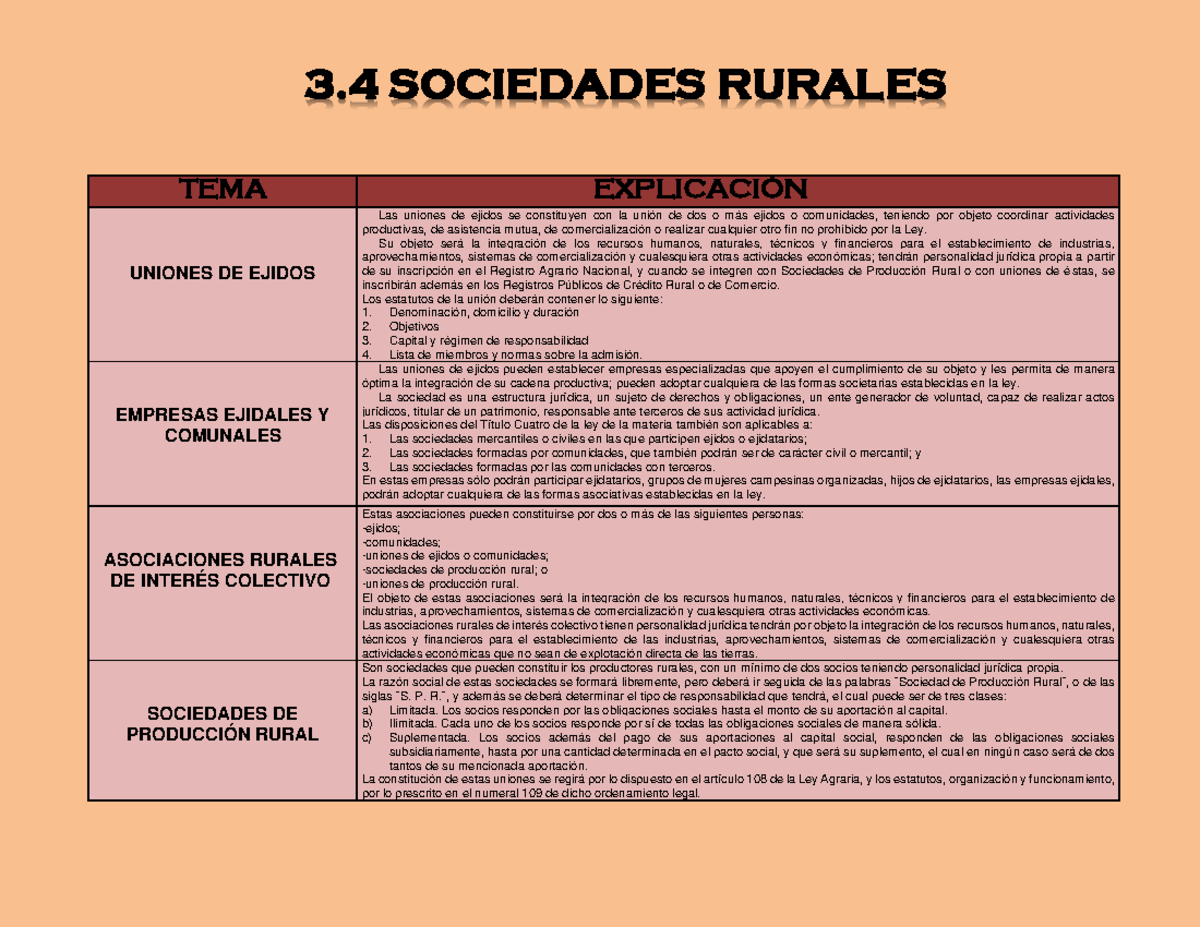 Actividad 3.4 Sociedades Rurales - 3 .4 SOCIEDADES RURALES TEMA ...