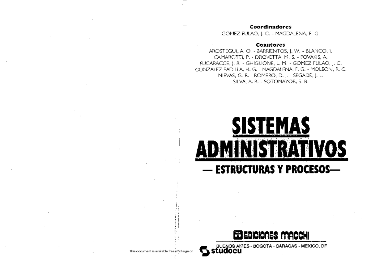 Sistemas Administrativos Guillermo Gomez Ceja Pdf