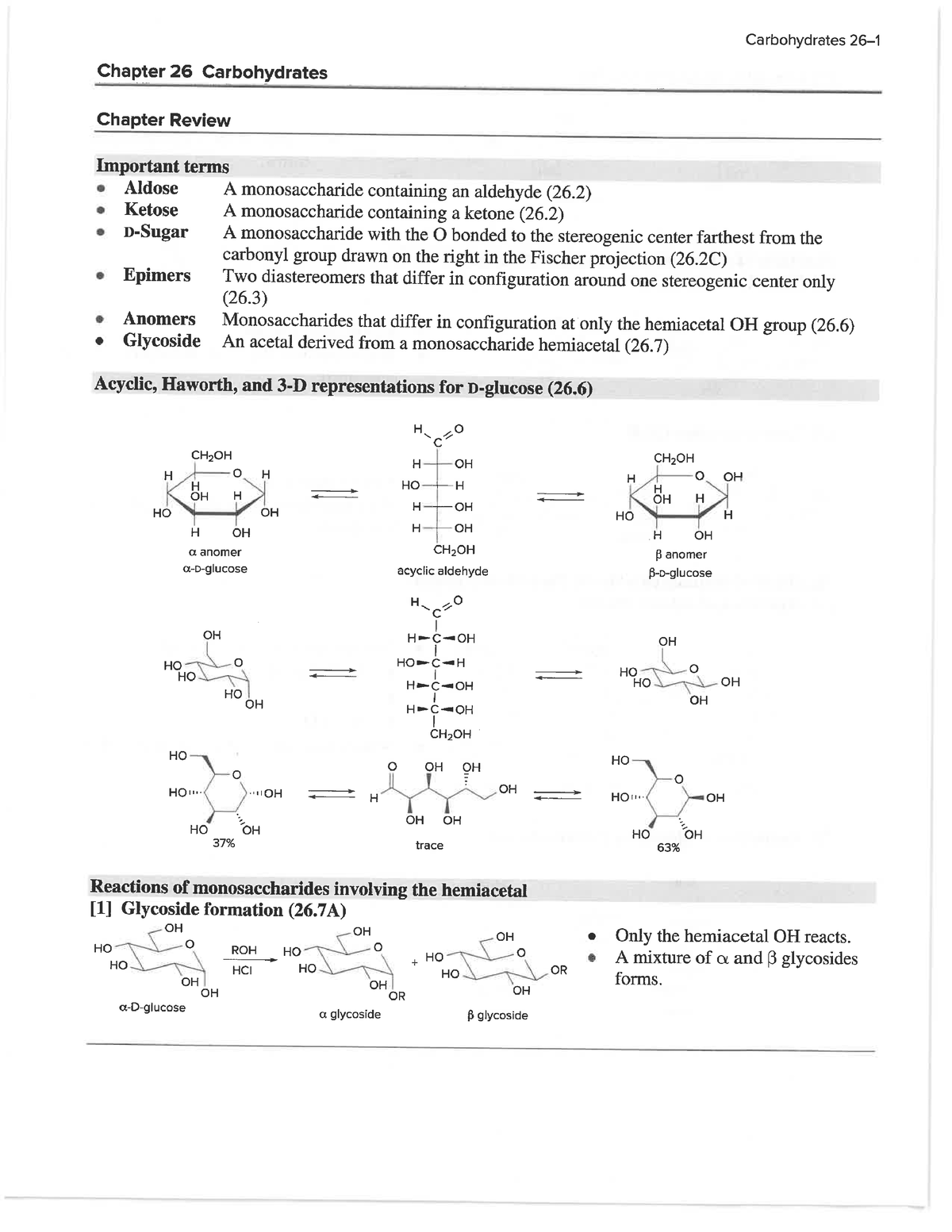 Ch26 - Smith's Organic Chemistry 6th - Studocu