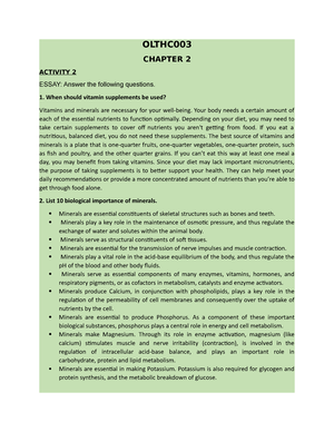 NSTP-2 Chapter 5 - NSTP 2 CHAPTER 5 ACTIVITY 5 ESSAY TEST: CRIME ...