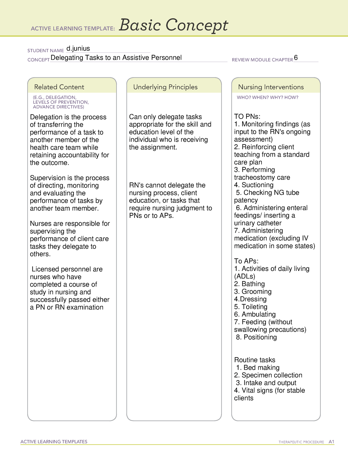 Visha 1 fc - basic concept learning template - blaw2023 N101 - ACTIVE ...