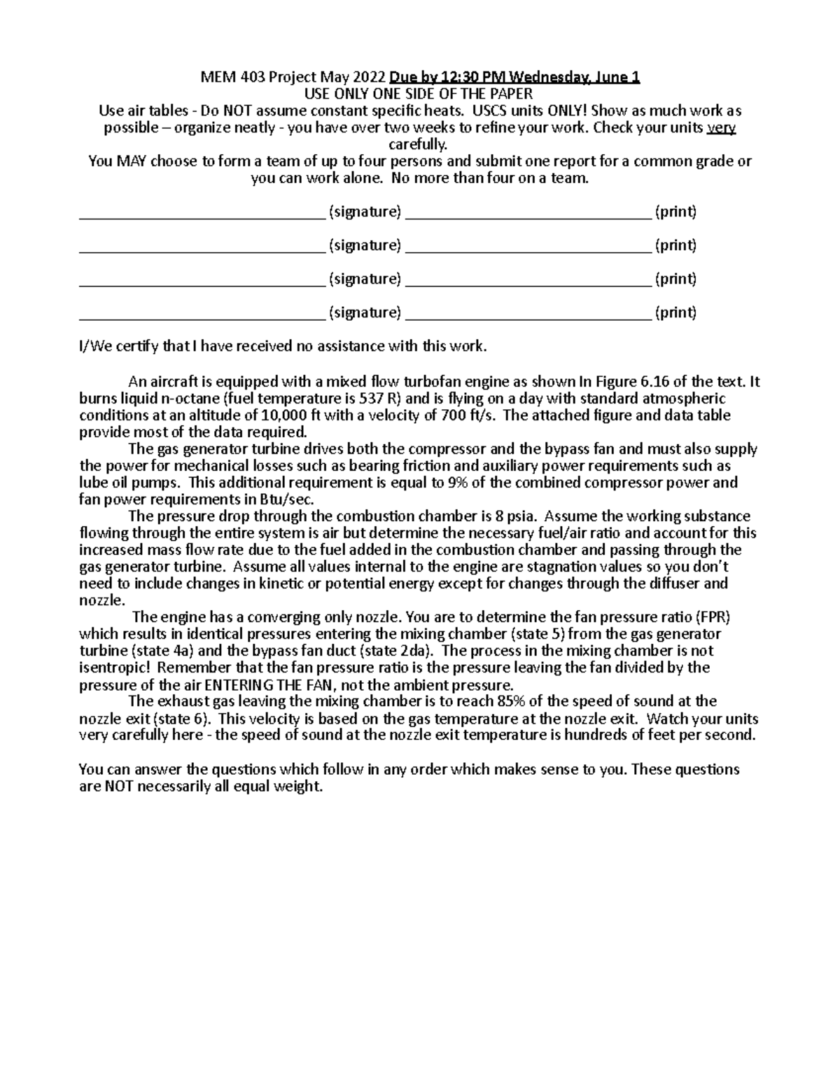 22wmain.project - MEM 403 Final Project - MEM 403 Project May 2022 Due ...