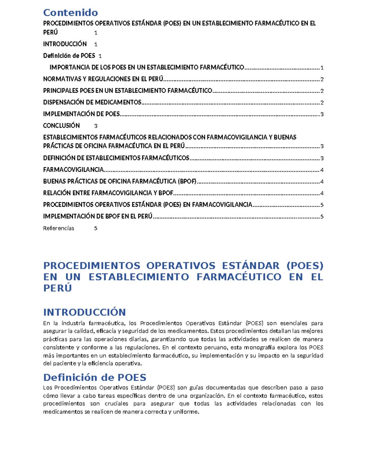 Grupo de dispensacionn - Contenido PROCEDIMIENTOS OPERATIVOS ESTÁNDAR ...