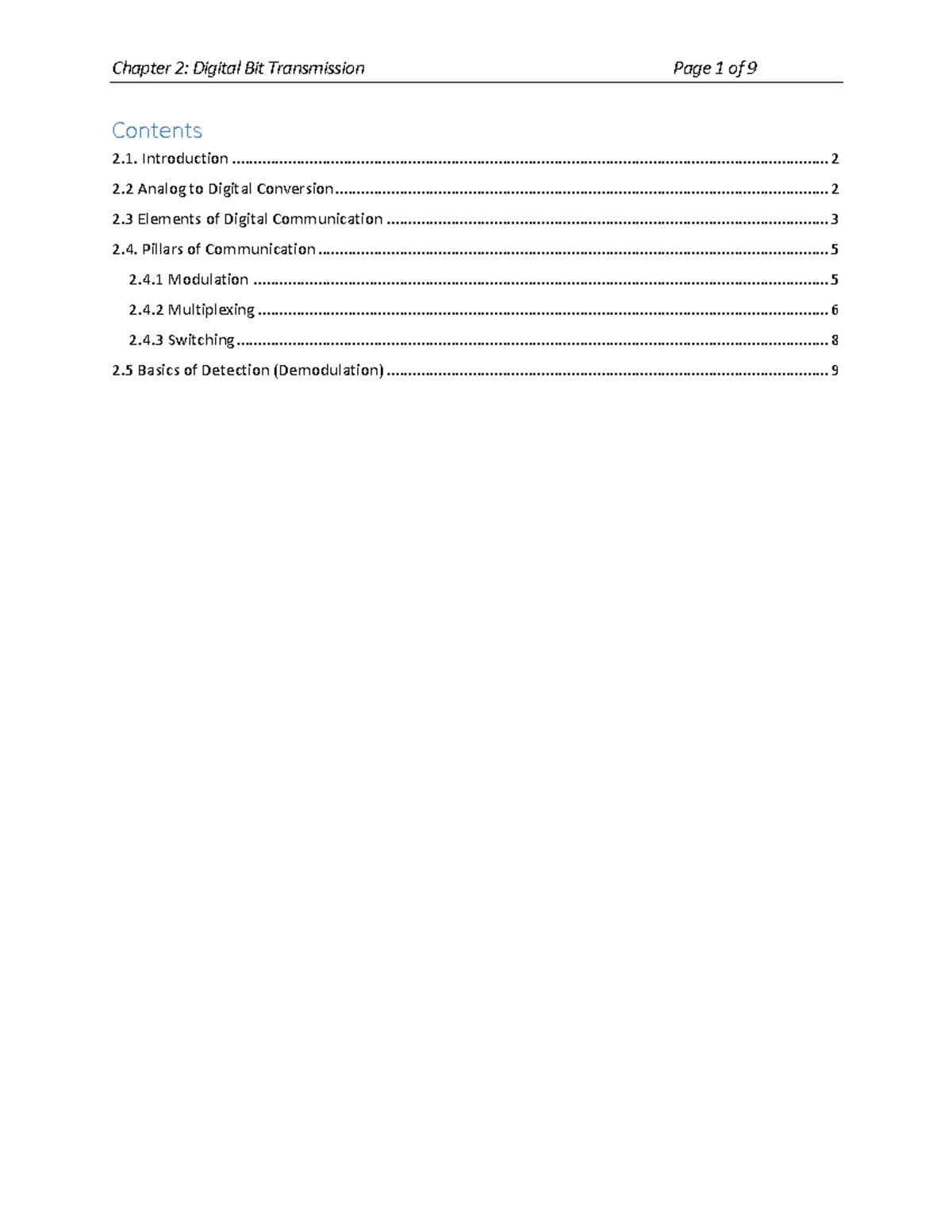 CS662 Autumn 2022 Reading for Chapter 2 - Contents Introduction 2 ...