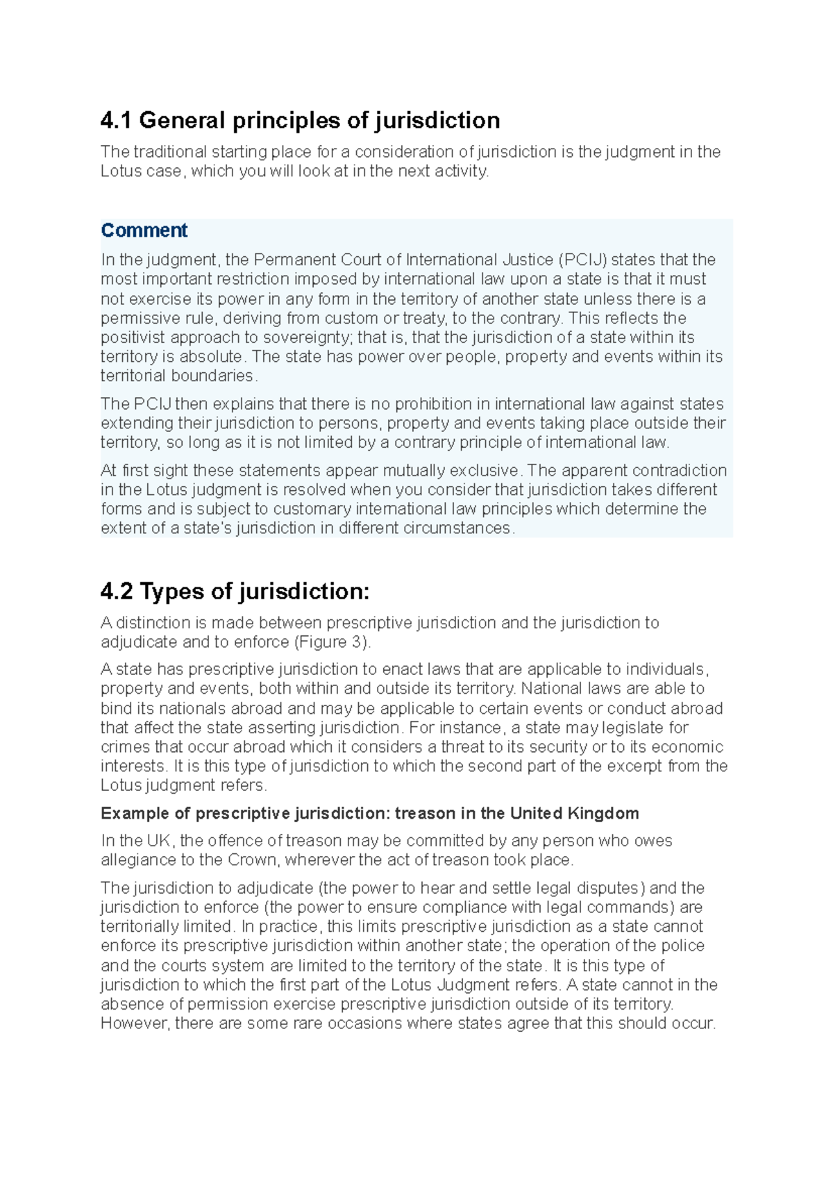 jurisdiction assignment method