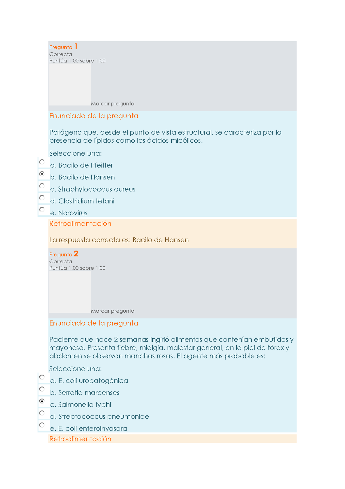 Final Micro - Pregunta 1 Correcta Punt ̇a 1,00 Sobre 1, Marcar Pregunta ...