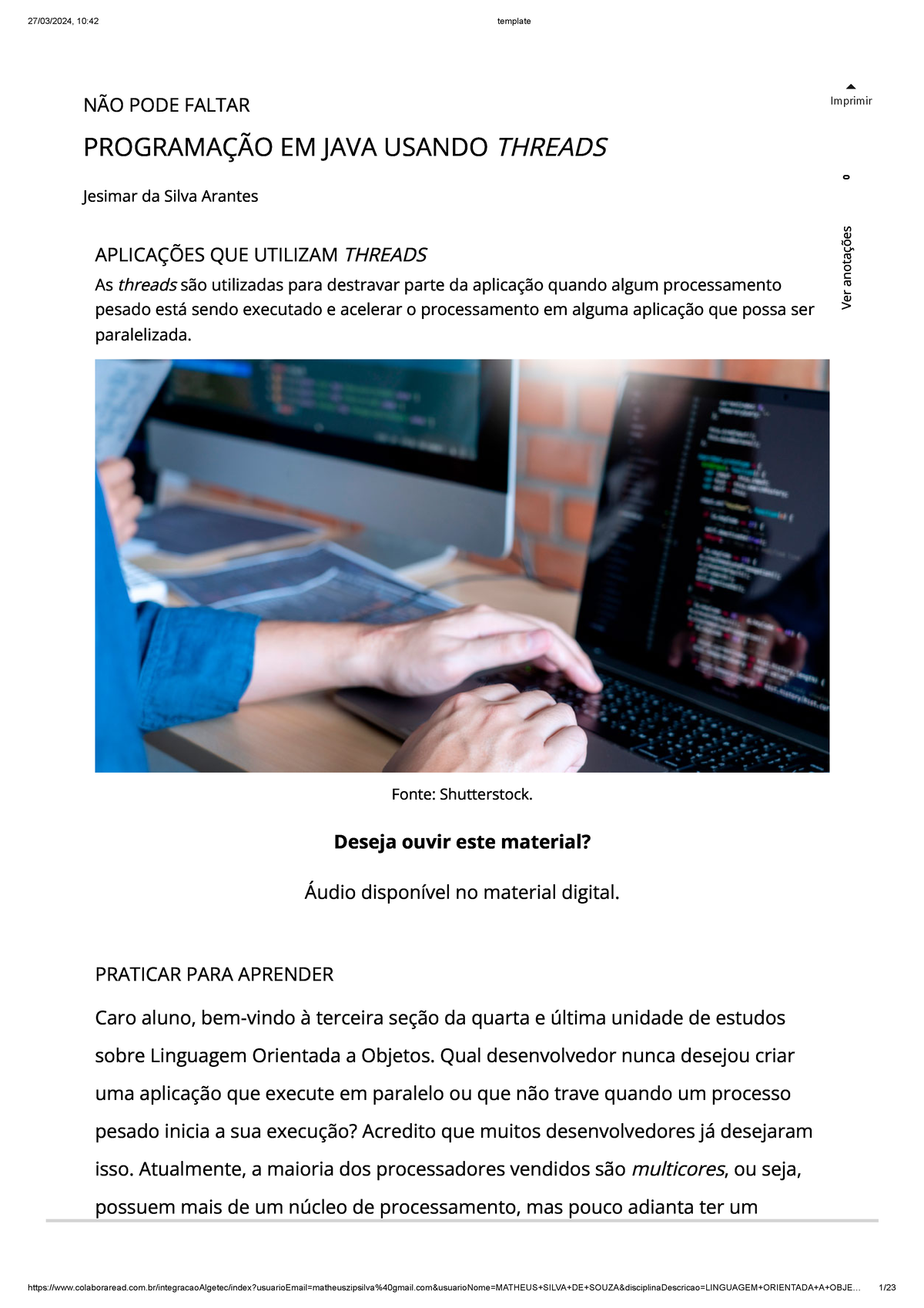 Livro de linguagem OO - NÃO PODE FALTAR PROGRAMAÇÃO EM JAVA USANDO ...