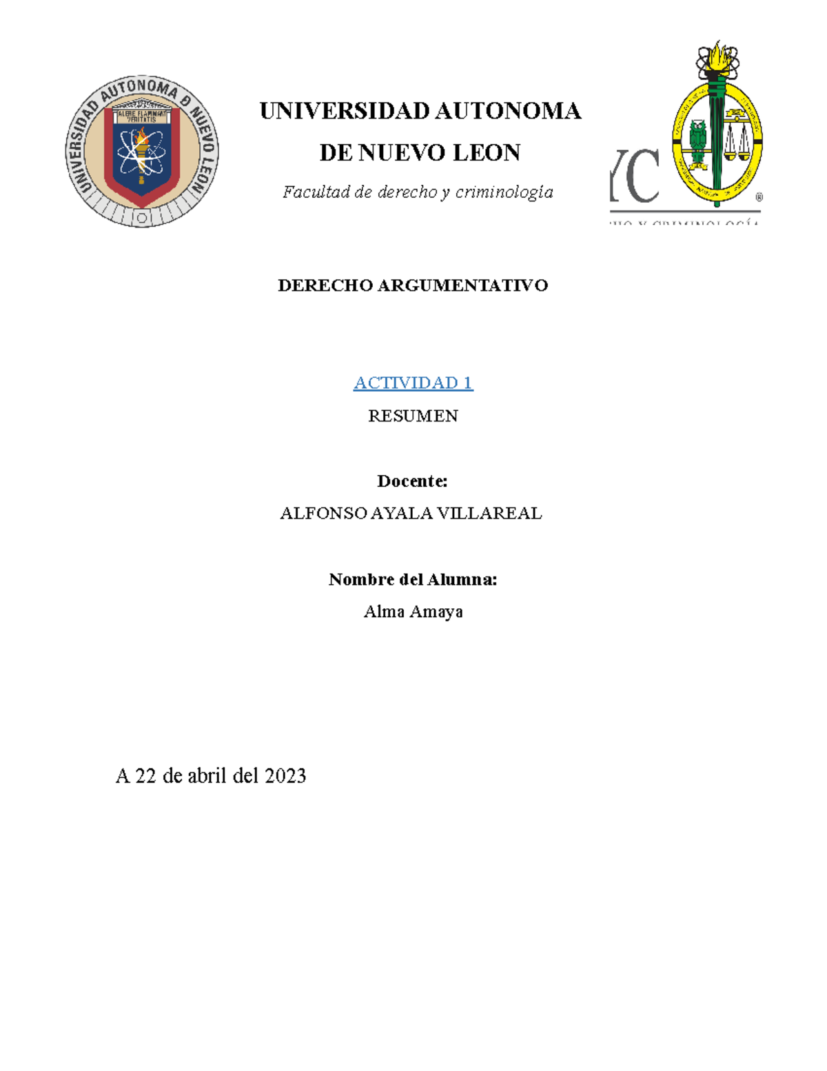 EL Derecho COMO Argumentacion - UNIVERSIDAD AUTONOMA DE NUEVO LEON ...