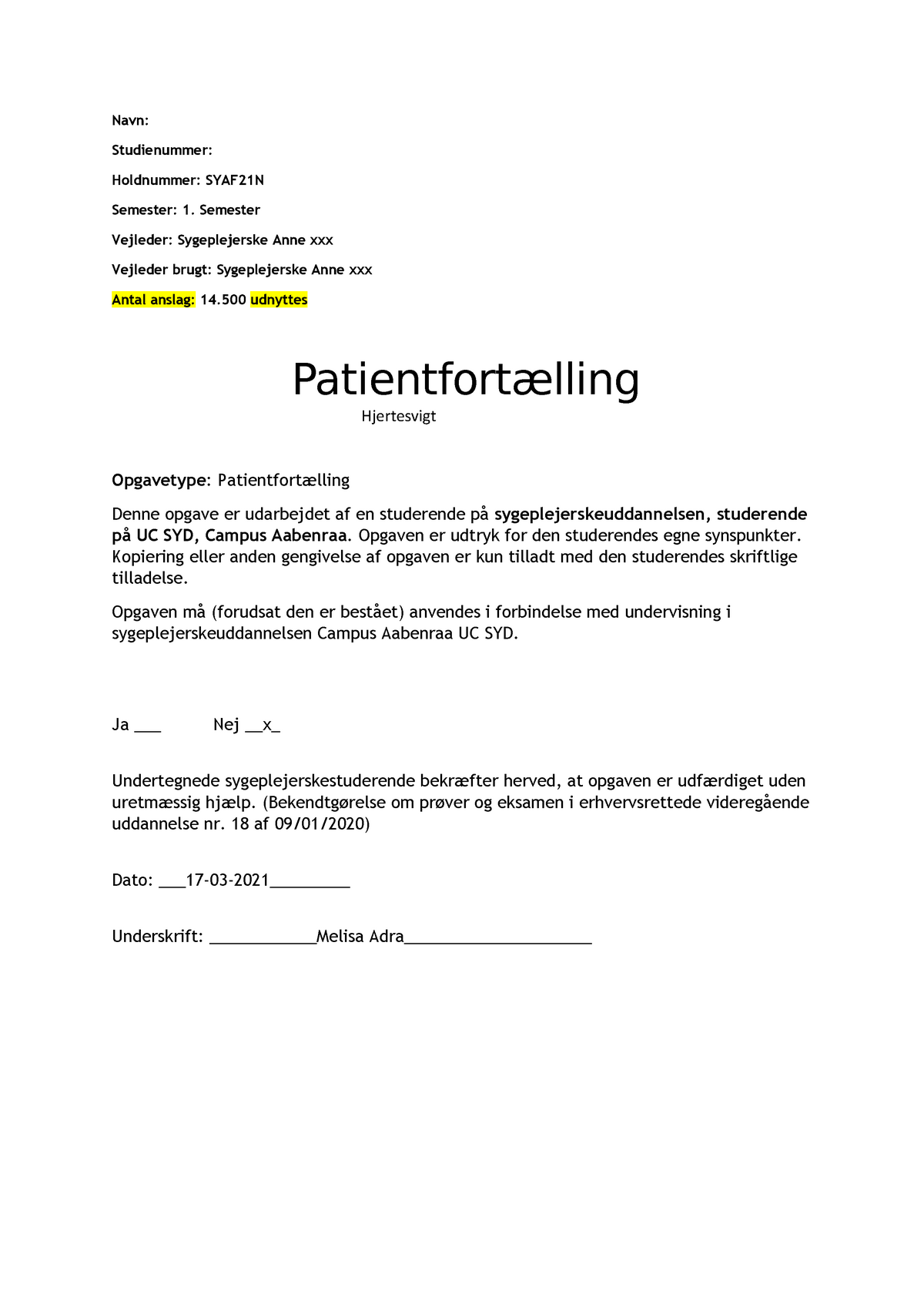 Patientfortælling –Kopi - Symmetric Dynamical Systems - - StuDocu