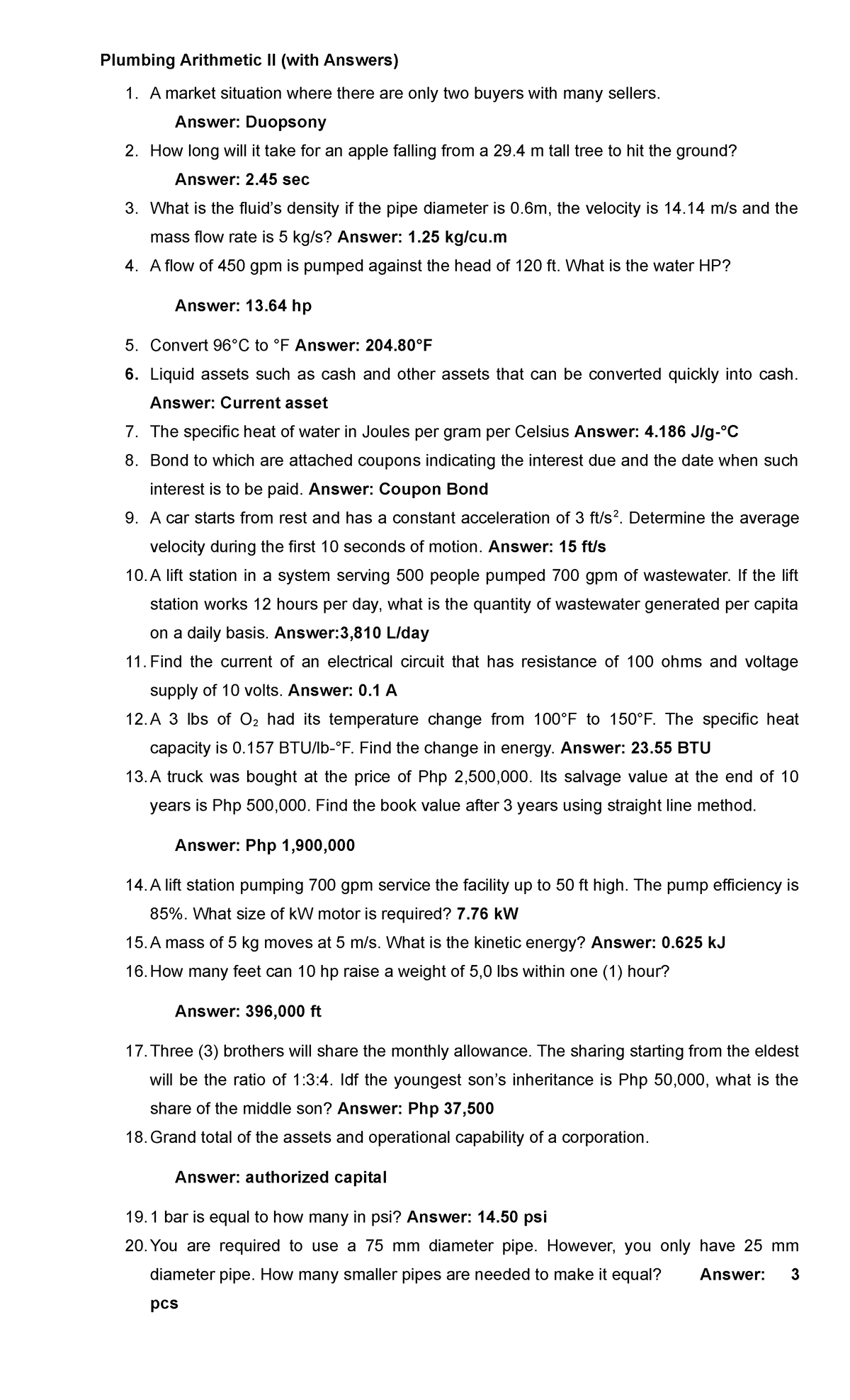 Undocumented Documents with Attachments - Plumbing Arithmetic II (with ...