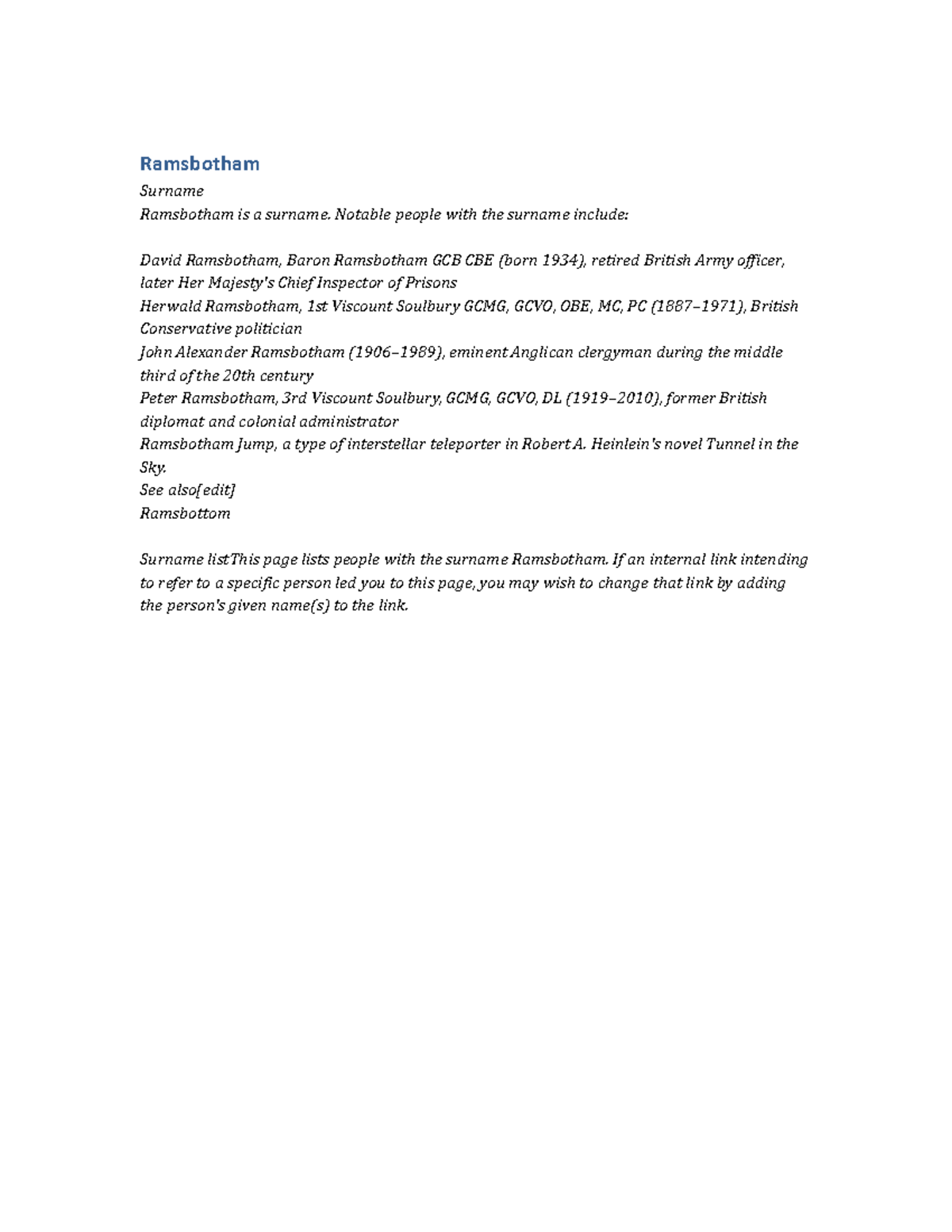 File2 - fgereergegergergeg - Ramsbotham Surname Ramsbotham is a surname ...