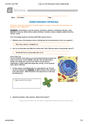 Cell Notes science - 2/11/24, 9:27 PM Cells-Cheat-Sheet complete review ...