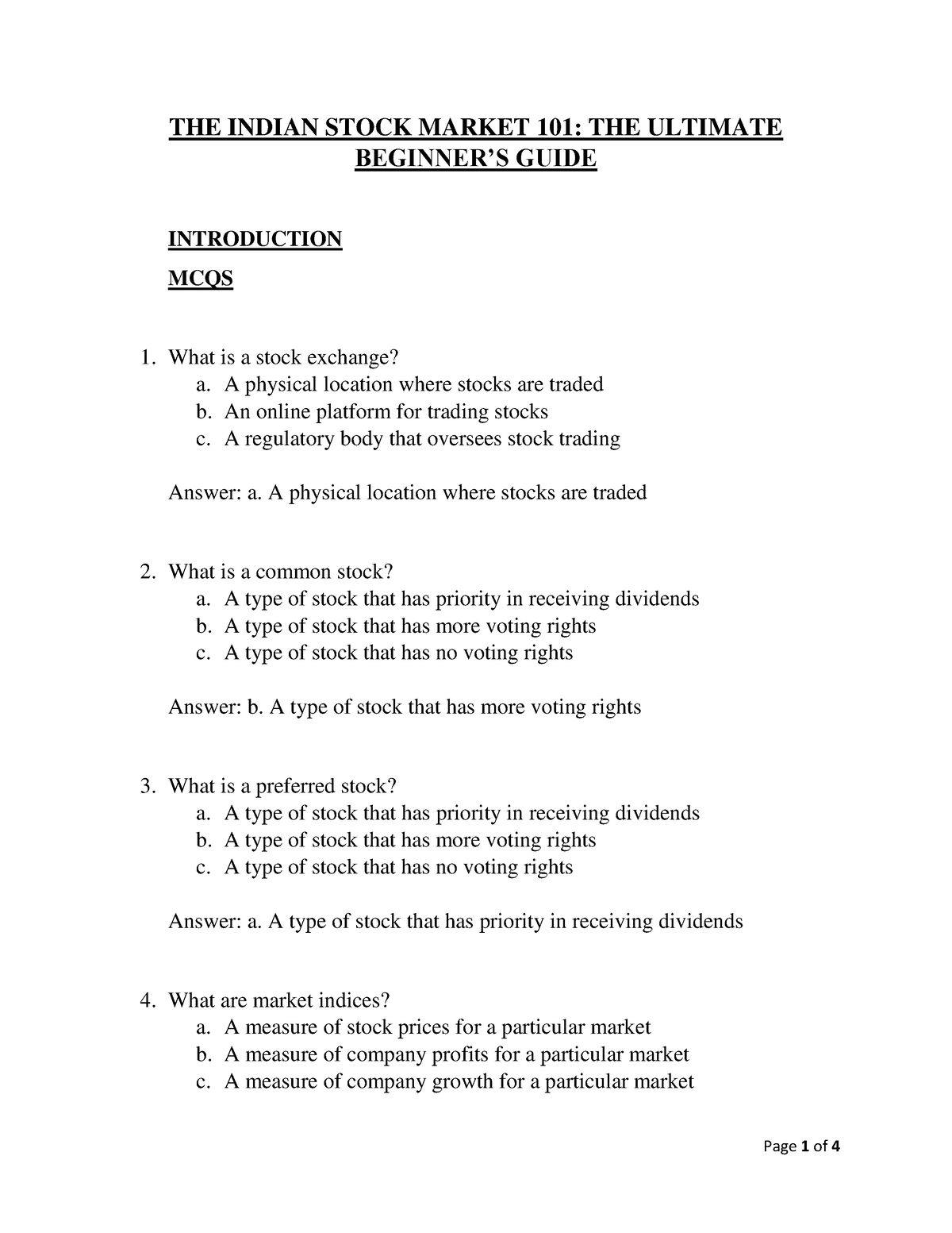 indian-stock-market-basics-for-beginners-myfinopedia