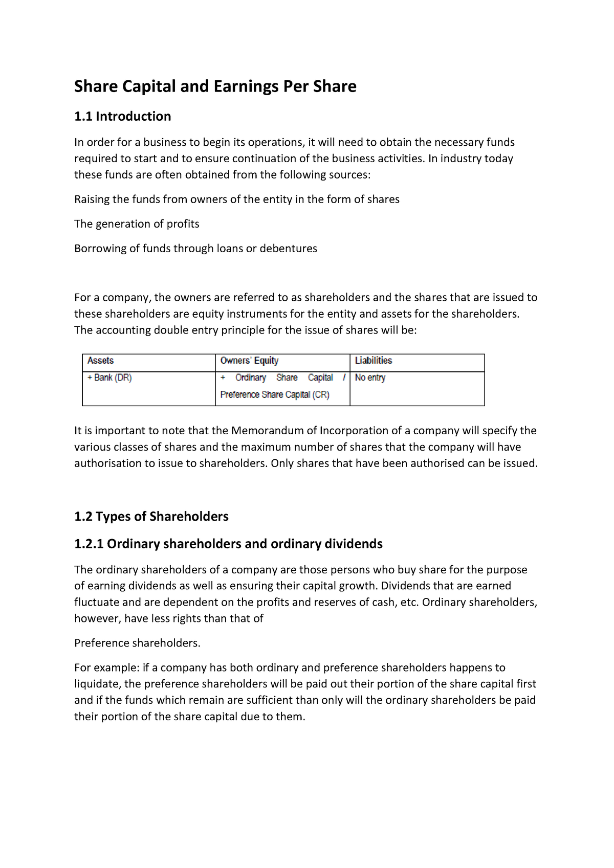 share-capital-and-earnings-per-share-financial-accounting-2b-summary