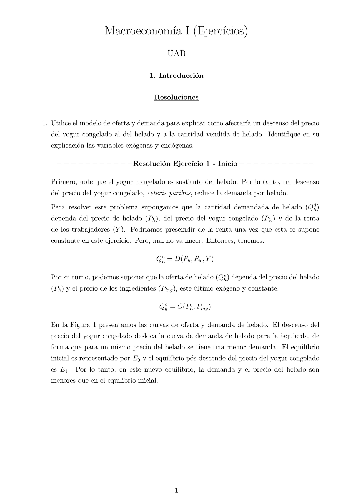 Ejercicios T1-Resolución - Macro I - Macroeconom ́ıa I (Ejerc ́ıcios ...