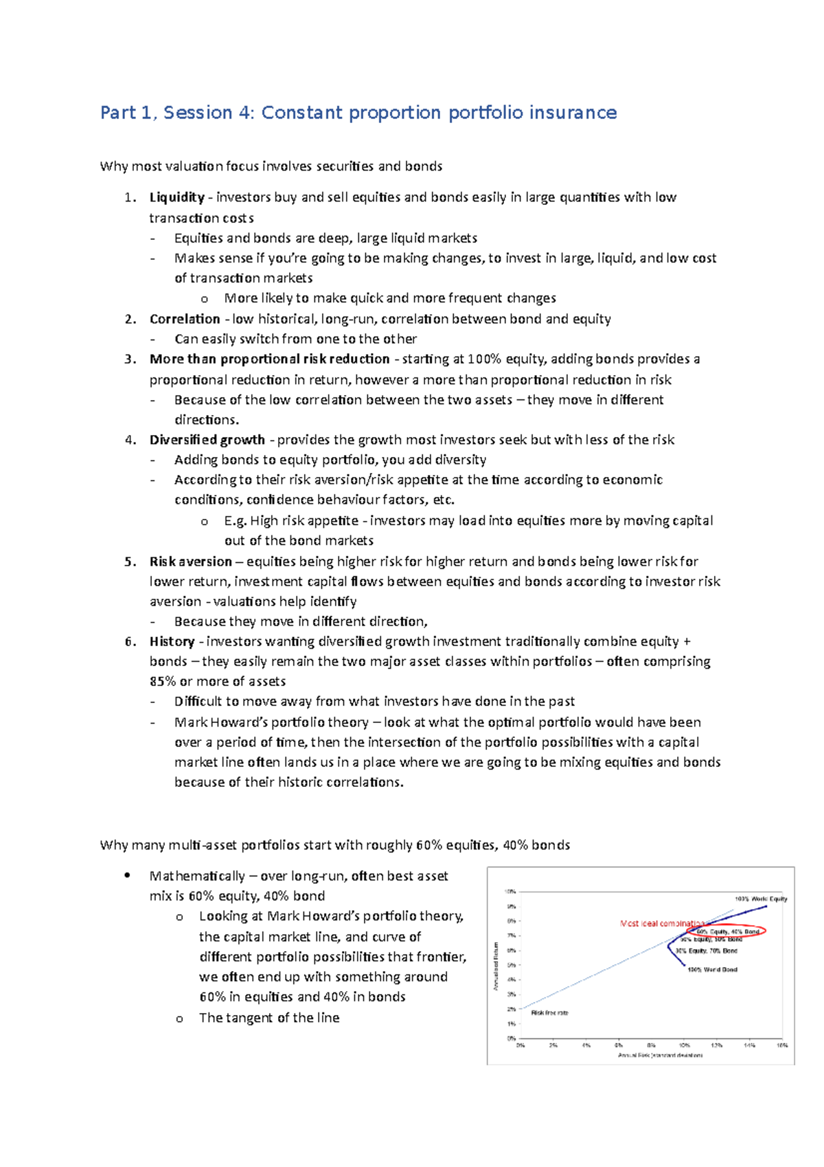 What Is Constant Proportion Portfolio Insurance